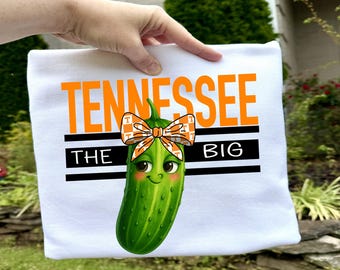 Tennessee, Pickle, Big Dill, Cute Pickle, Funny, Leopard, Football, TN, Vols, Sublimation, Digital Download, PNG File