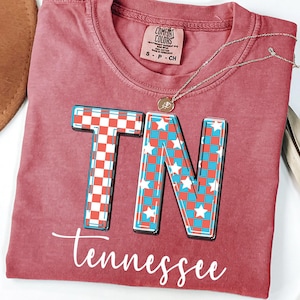 Tennessee, Patriotic, Red, White, Blue, Stars, July 4th, Vols, Sublimation, Digital Download, PNG File