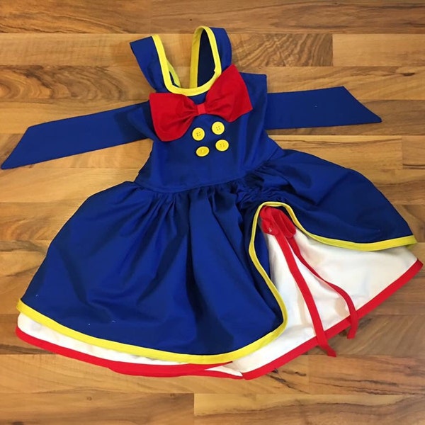 Donald Duck inspired dress