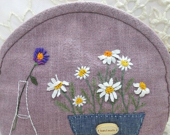 Marguerite - Bolso hecho a mano con bordados