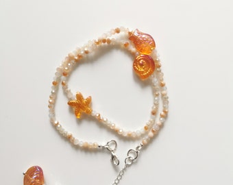 En la playa - pulsera de cuentas