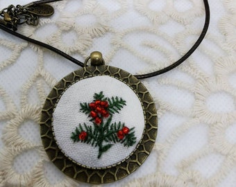 Taxus - Colgante envuelto a mano