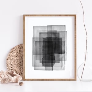 Minimal Art Print, Printable Abstract Art, Digital download, Graphic Black and White Modern Neutral Wall Art, Geometric Home Decor Prints
