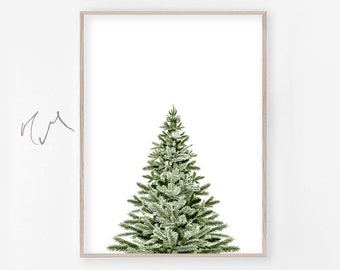 christmas tree print etsy