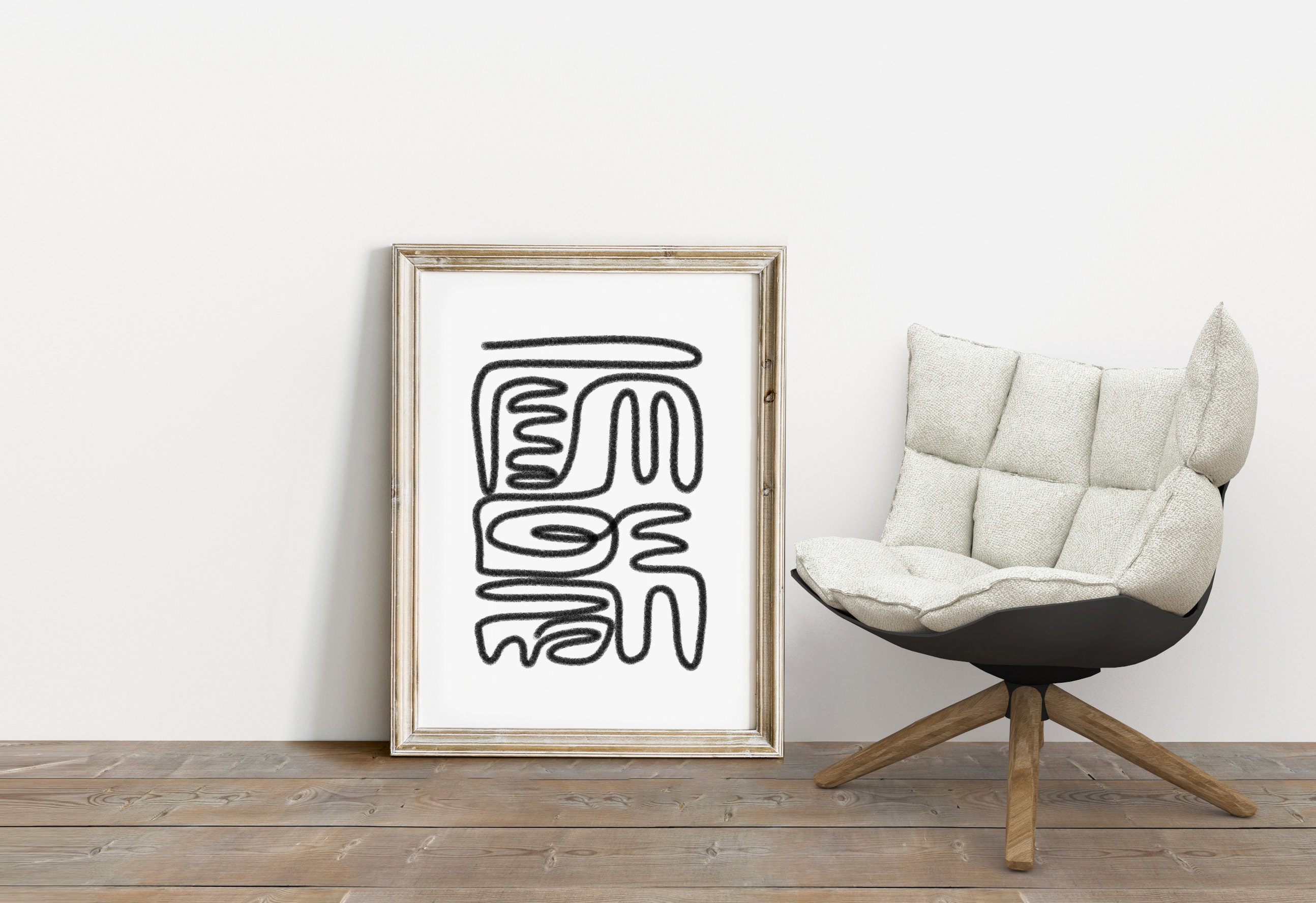 Minimal Art Print Printable Abstract Art Digital Download - Etsy
