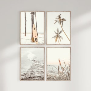 Printable Beach Art Set of 4 Prints, Ocean Digital Download Prints ...
