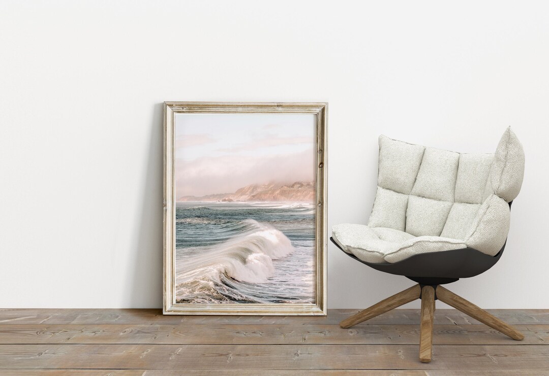 Ocean Printed Ocean Wave Printable Art Ocean Digital Download Print Modern - Etsy