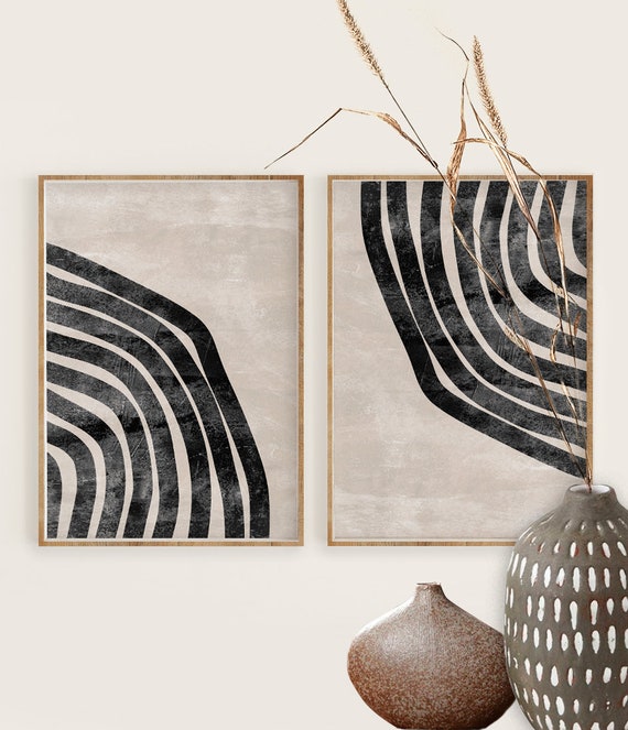 Abstract geometric cheap wall art