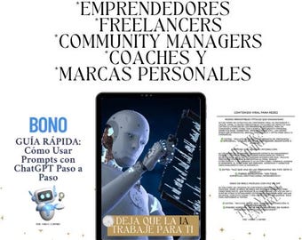 AI Marketing Prompts Bundle | ChatGPT Content Ideas for Social Media & Emails | PDF Download