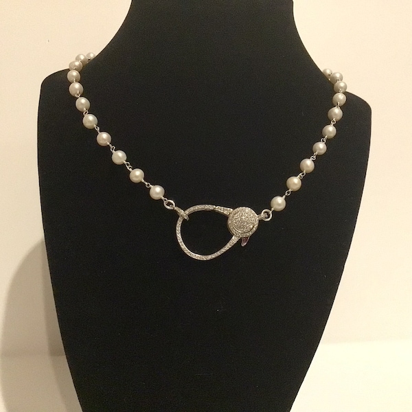 Front Clasp Necklace Etsy