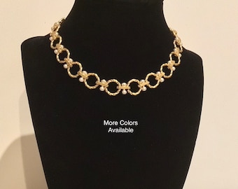 Chunky Link Chain Bracelet: Two Tone Mixed Metal Bracelet
