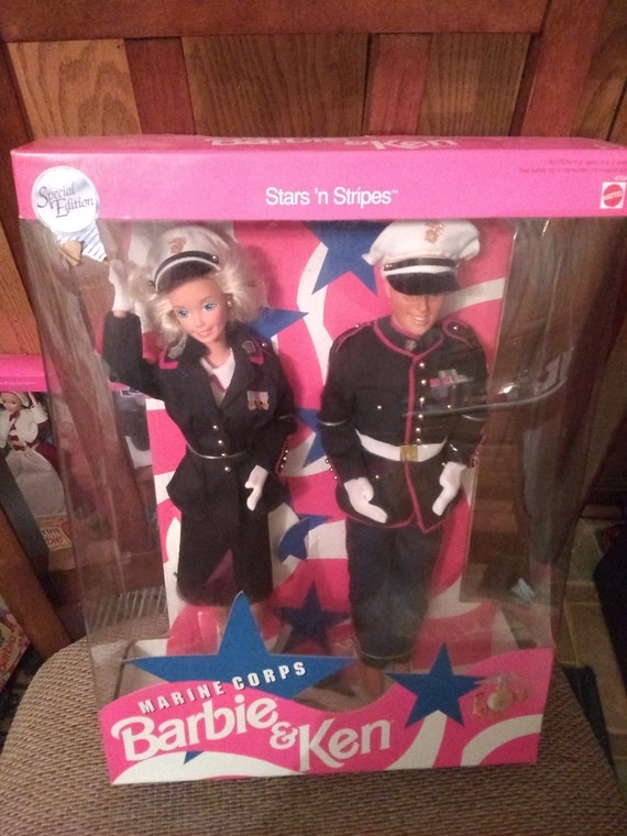 marine corps barbie and ken