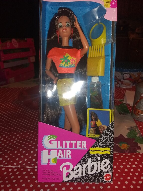 glitter hair barbie 1993