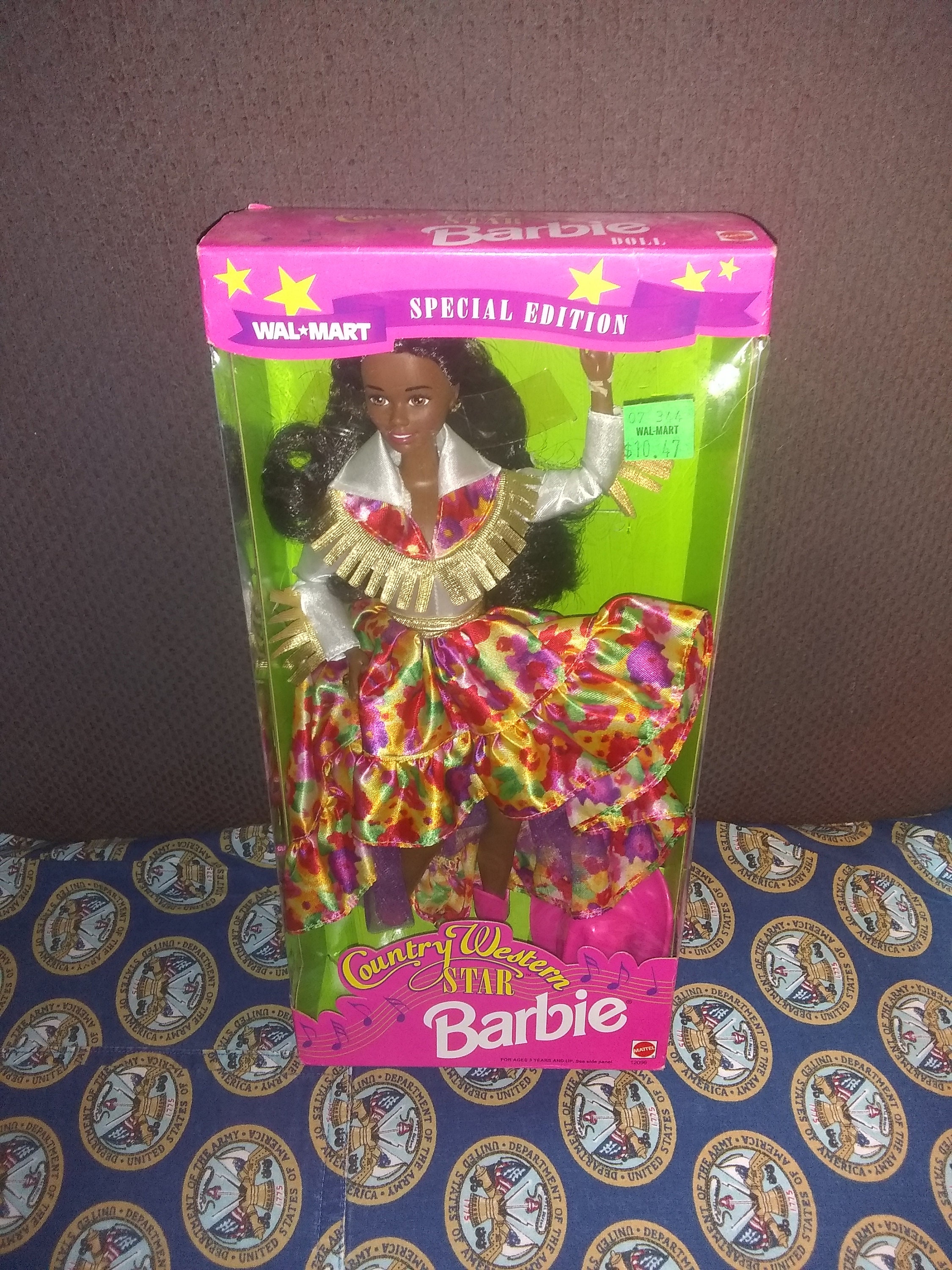 Vintage 1994 Brunette Country Western Star Barbie Special Edition Doll NRFB