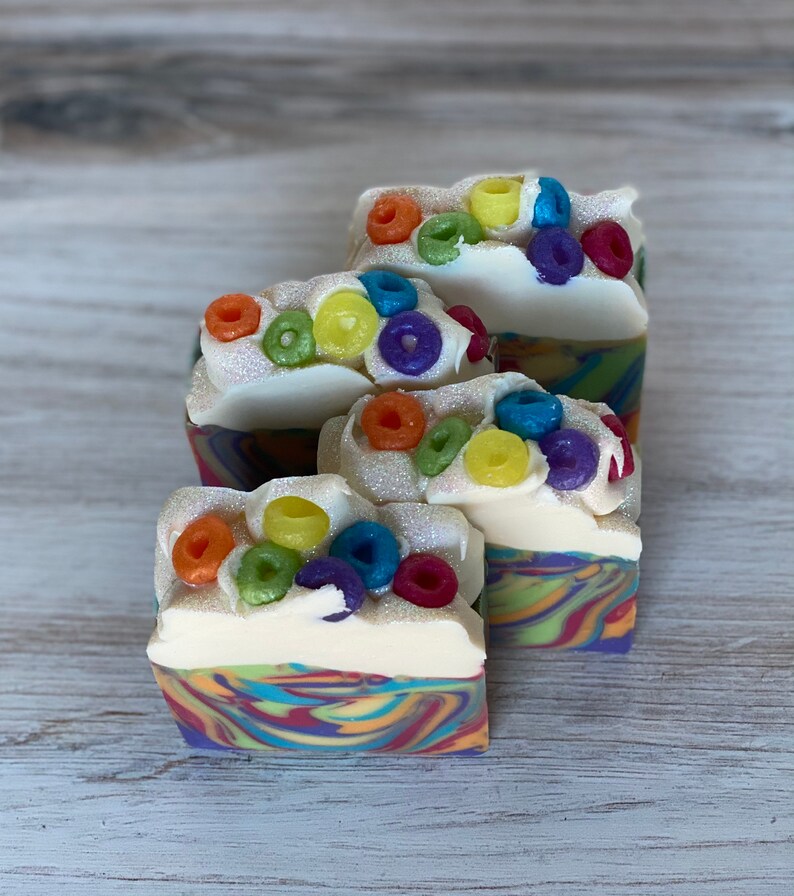 Fruity Rings Soap Handmade Soap Artisan Soap Kid Friendly Etsy