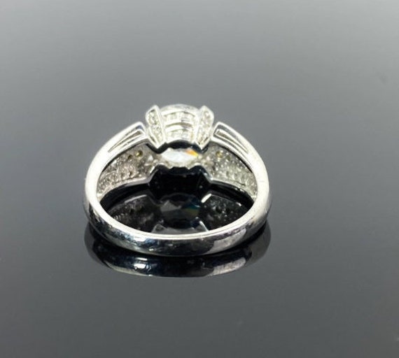 Beautiful Multi Stone Sterling Silver CZ Ring Can… - image 6