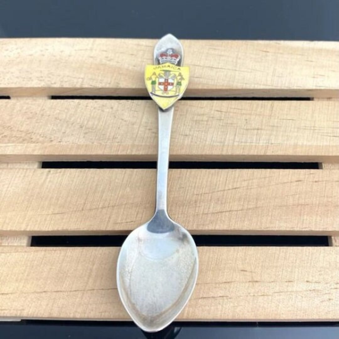 Antique Jamaica Sterling Silver Souvenir Spoon Hallmarked Bmco Keepsake