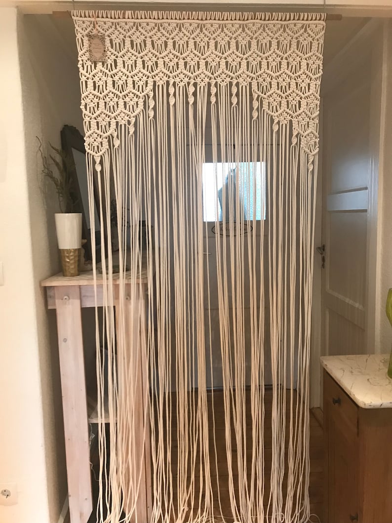 Makramee Vorhang Raumteiler Wandbehang Hochzeit | Etsy