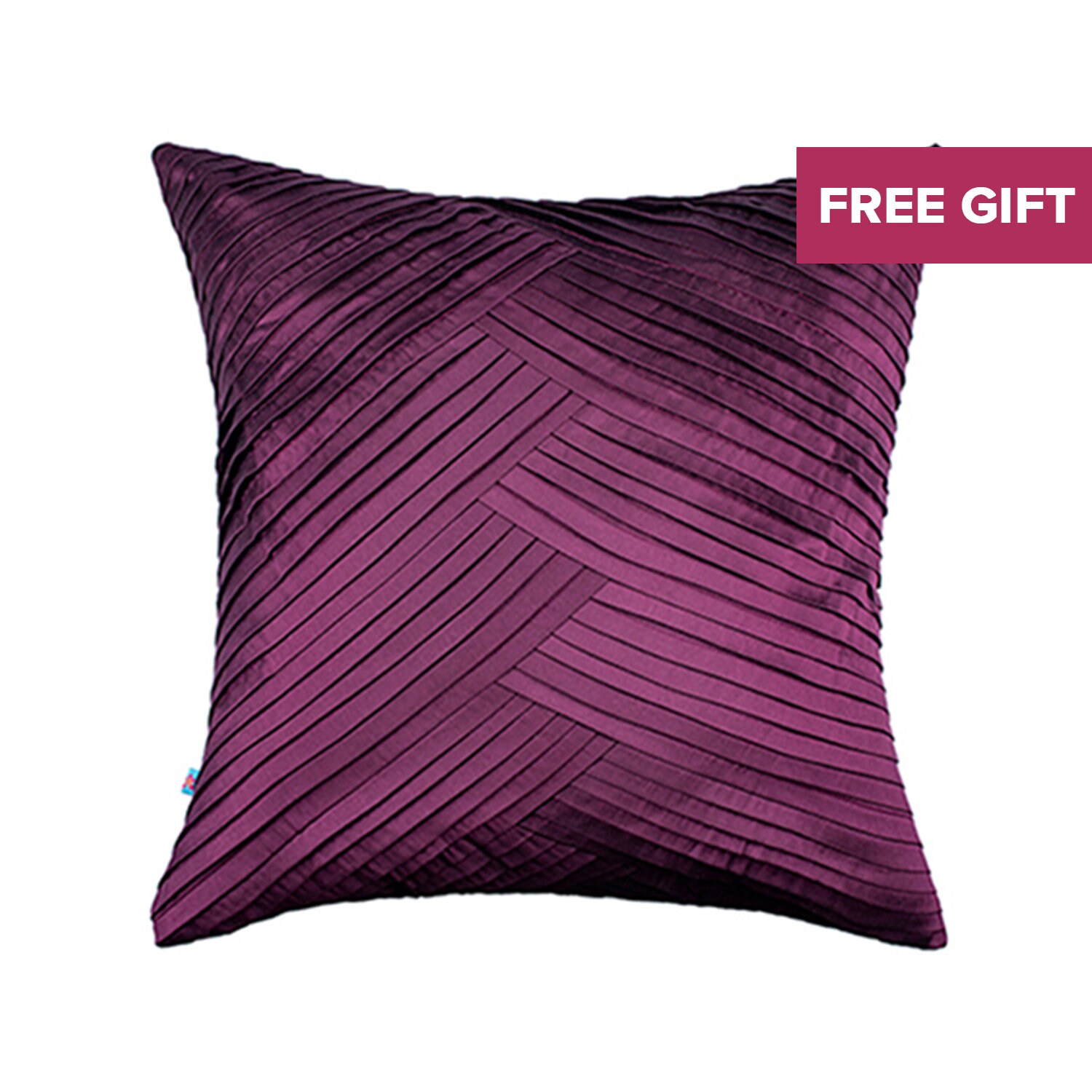 Dark Purple Pillow 18x18 Plum Throw Pillow Cover Purple Etsy
