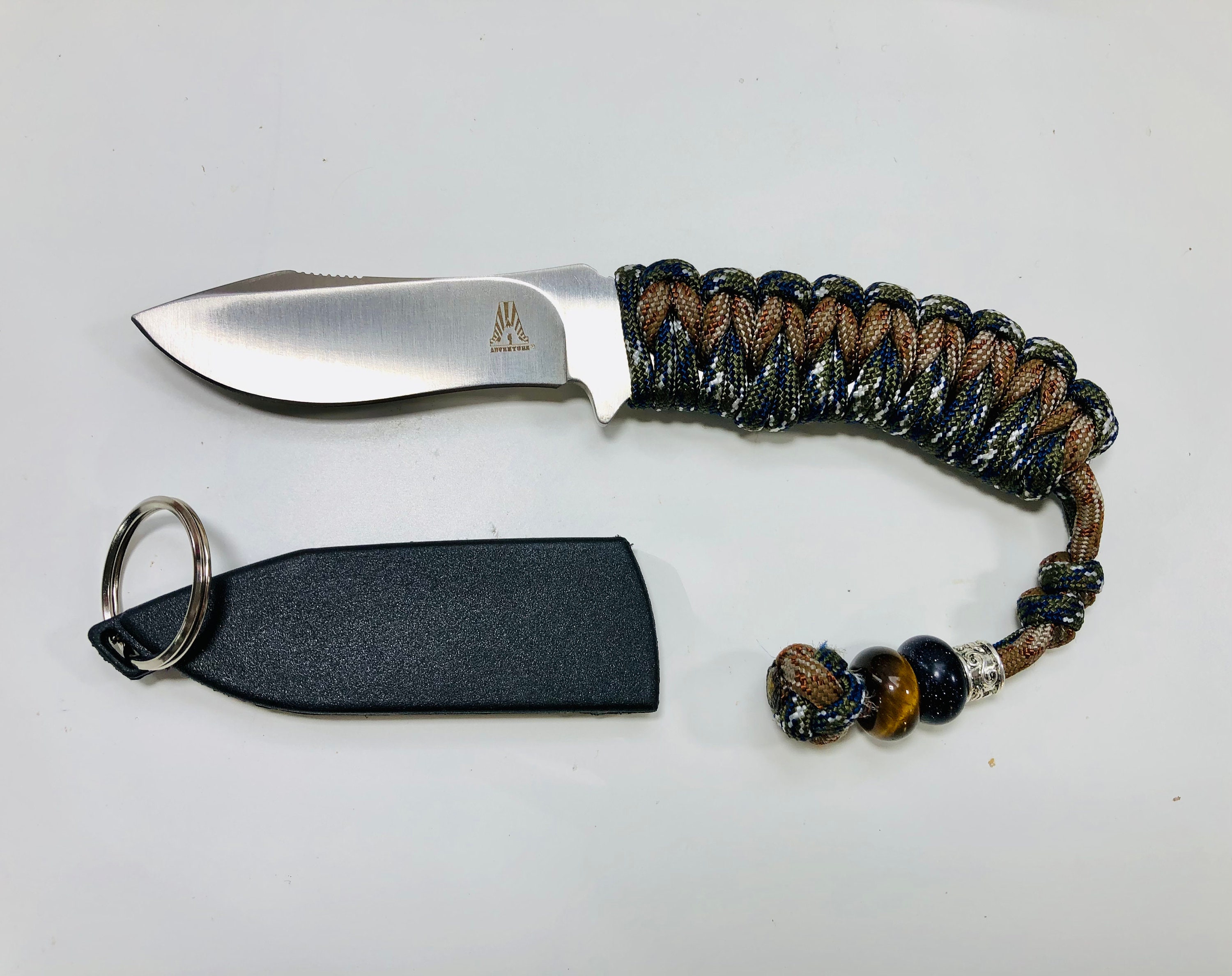 550 Paracord Wrapped Skeleton Knife Pack Knife for Hunting Etsy