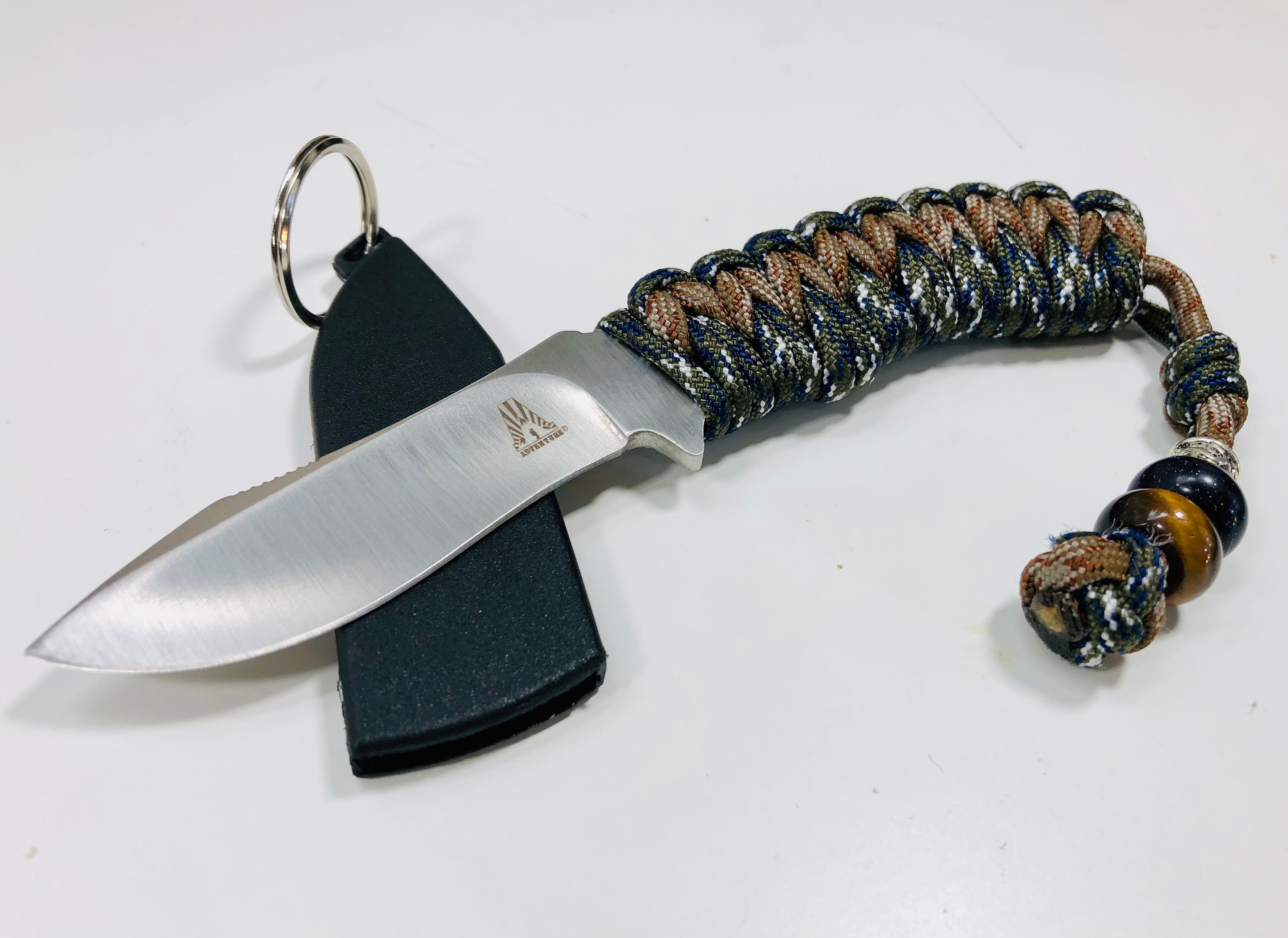 550 Paracord Wrapped Skeleton Knife Pack Knife for Hunting Etsy