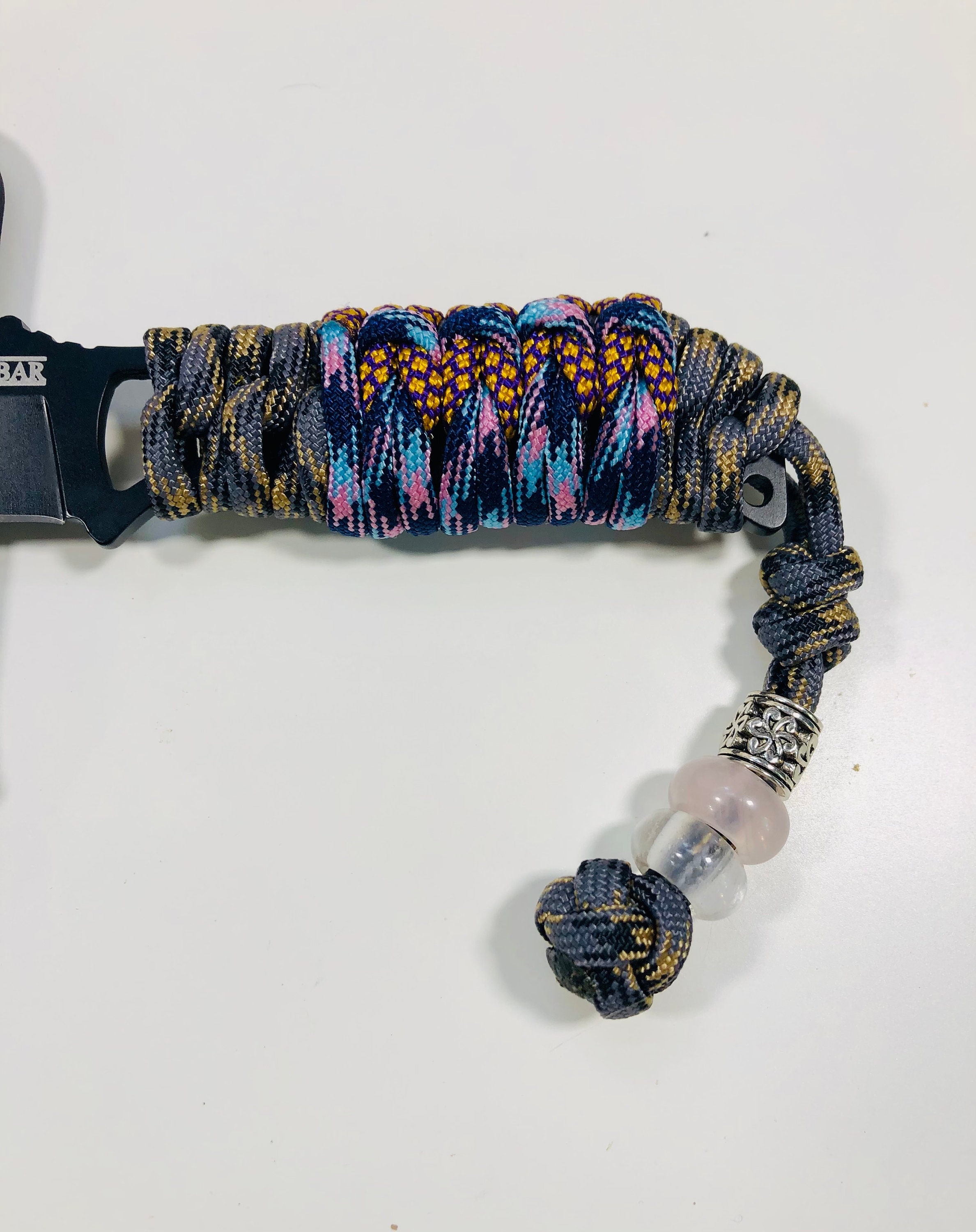 550 Paracord Wrapped Skeleton Knife Pack Knife for Hunting Etsy