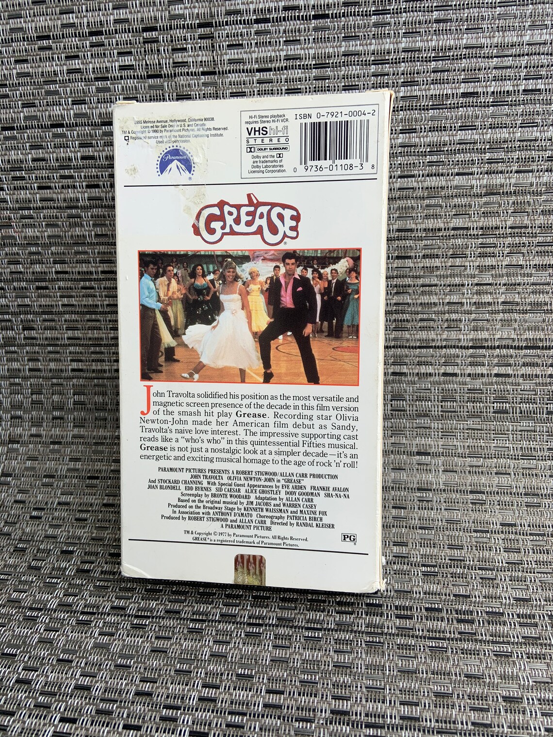 Grease 1978 VHS Etsy