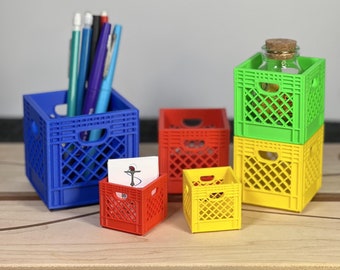 Mini caisses empilables, organiseur de bureau