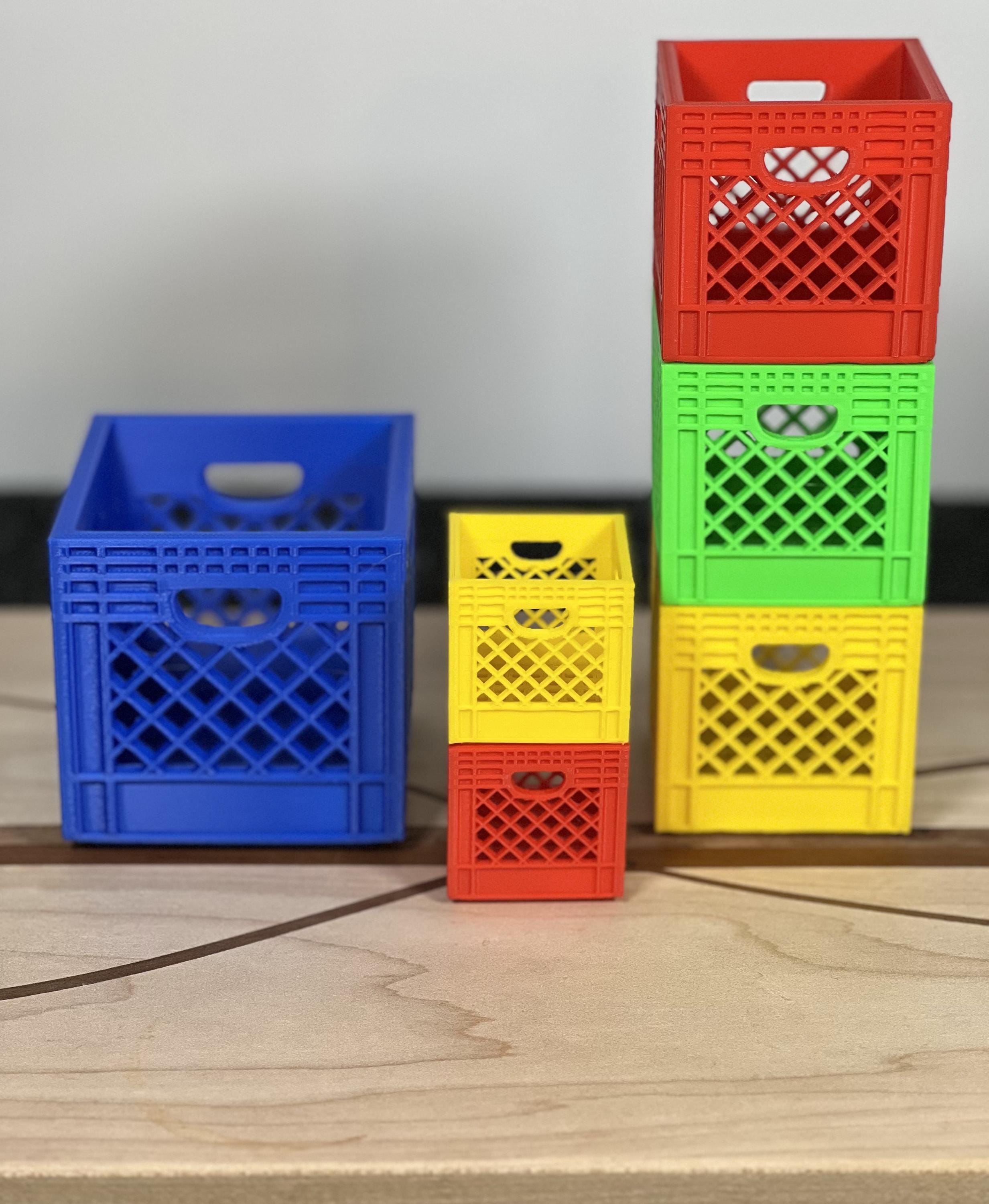 Stackable Desktop Organizing Crate, 3D Printed Storage Solutions ...