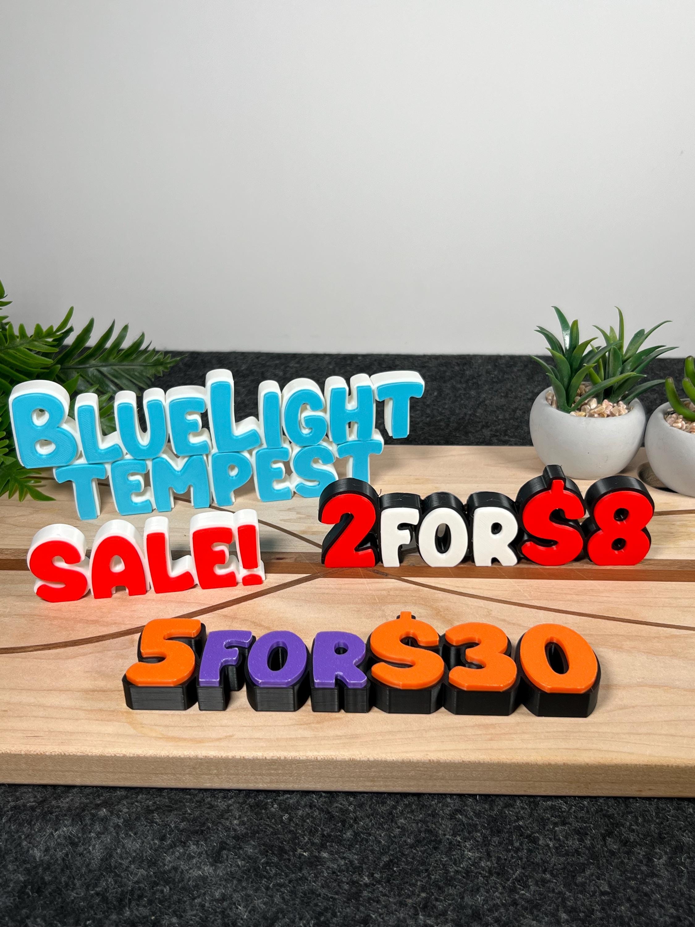 Packages Lettering 3D Letters & Price Signs Combo Package, Market Display Set - Digital ...