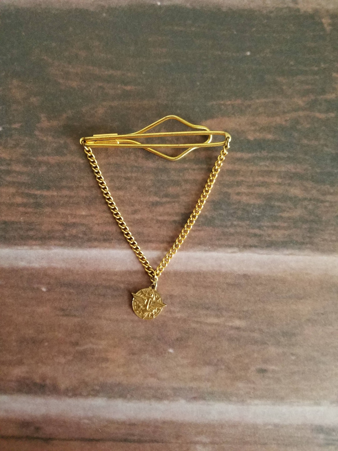 1950's Boy Scout Tie Clasp. Anchor and Compass With Wings. Etsy