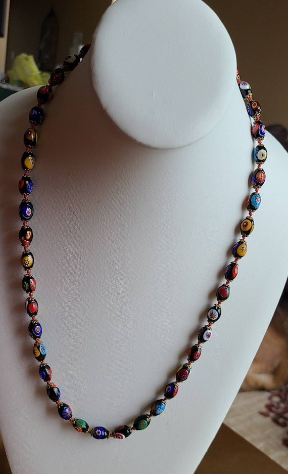 Italian Millefiori glass beads