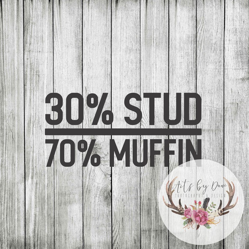 STUD MUFFIN Dad Joke Digital Download Etsy