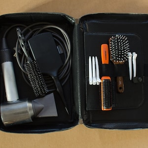 Hairdresser leather bag tools, Hairstylist case, Stylist leather bag, Scissors case, Barber case travel, Shears Bag professional