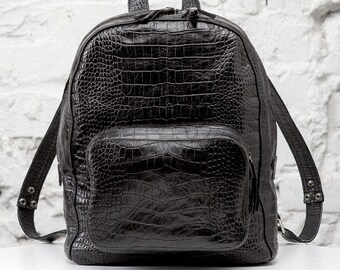 Crocodile Backpack - Etsy