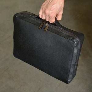 Organizer in pelle per parrucchiere, Valigetta da viaggio per parrucchiere, Valigetta per attrezzi da barbiere, Borsa in pelle per parrucchiere, Borsa per attrezzi da parrucchiere, Porta forbici