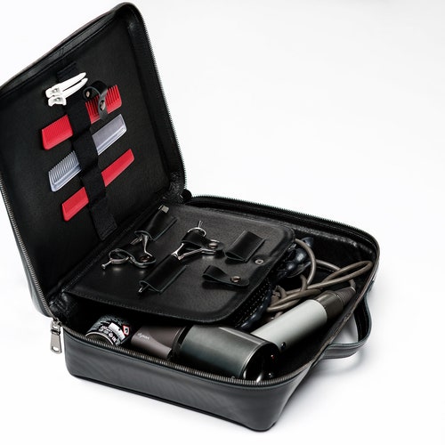 Hairstylist Case Hairdresser Leather Bag Tools Stylist Etsy