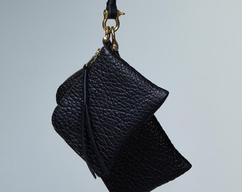 Bolso bandolera de cuero para teléfono, cartera de cuero para mujer, funda pequeña de cuero para teléfono, bolso bandolera para teléfono, monedero para celular, regalo para ella y para él