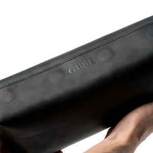 Bolsa de cuero para secador de pelo, soporte para secador de pelo, organizador para secador de pelo, bolsa para accesorios de cabello, estuche para secador de pelo, bolsa de viaje para secador, almacenamiento para secador de pelo imagen 3