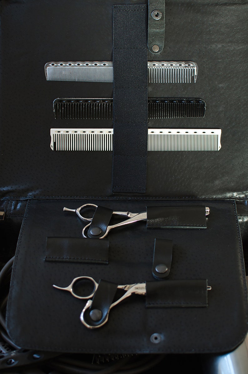 Hairdresser Leather Bag Tools Hairstylist Case Stylist Leather Etsy