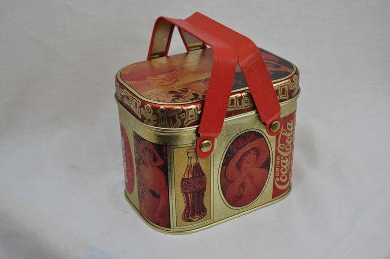 Coca Cola Picnic Basket Tin Collectible