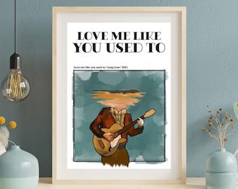 Lord Huron 'Love Me Like You Used To' Album Art Print