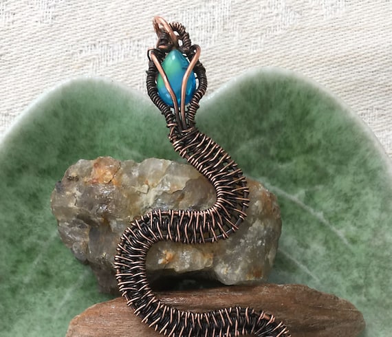 Copper Wire Leather Jewellery Snake Shape Stock Photo 1237726474 |  Shutterstock