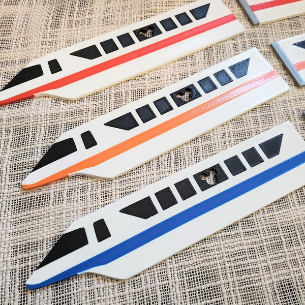 Monorail Room Decor Disney Inspired Contemporary Transportation Train 3D Printed Wall Mounting Signs Home Office Kids