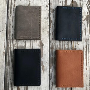 Portefeuille double porte-cartes plié