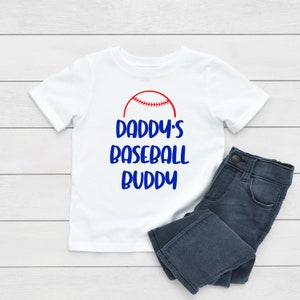 Daddy&#39;s Baseball Buddy Kids Shirt