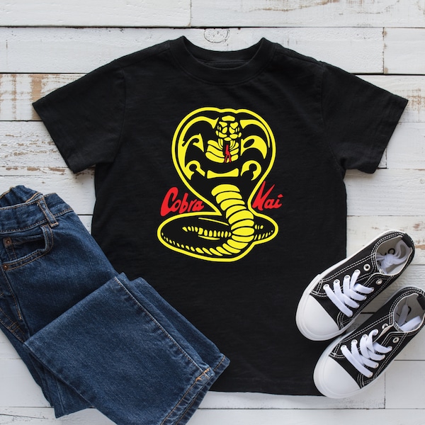 Cobra Kai Kids Shirt. Kids T-shirt, Karate Kid Shirt, Miyagi Do Karate, Karate Shirt, Cobra Kai, Eagle Fang Karate, Karate Kid, No Mercy