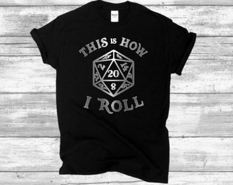 This Is How I Roll Kids Shirt, D&D Shirt