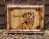 Darth maul wood burn
