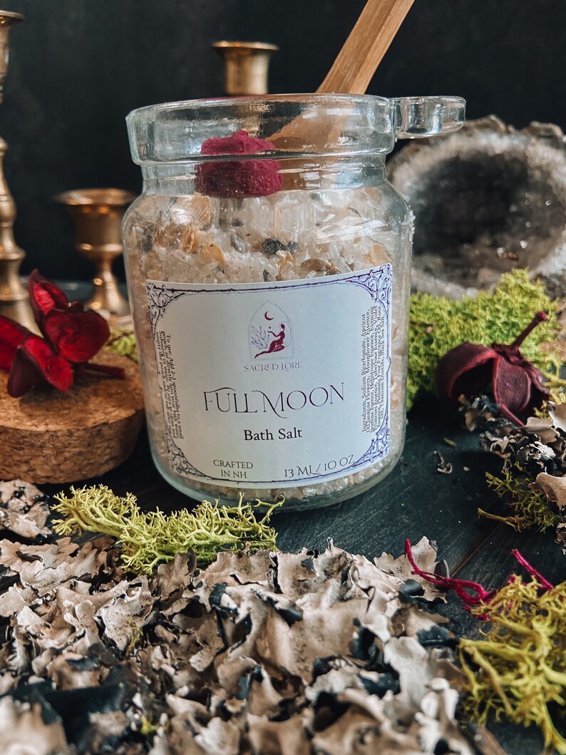 Full Moon Bath, Bath Salt, Spa Gift Set, Self Care, Moon Goddess ...